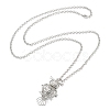 Brass Pendant Necklaces NJEW-P299-A01-P-3