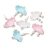 6Pcs 6 Styles Opaque Resin Pendants FIND-TA0002-50-2