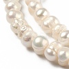 Natural Cultured Freshwater Pearl Beads Strands PEAR-L033-01-2