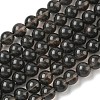 Natural Ice Obsidian Beads Strands X-G-P590-A03-8mm-02-2