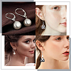 60Pcs Brass Leverback Earring Findings KK-SC0005-61-5