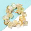 Heated Natural Citrine Beads Strands G-P528-K07-01-2