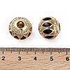 Golden Plated Alloy Enamel European Beads FIND-E046-10G-01-3