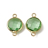 Transparent K9 Glass Connector Charms GLAA-A005-08KCG-2