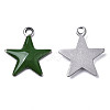 201 Stainless Steel Enamel Charms STAS-N088-14E-2