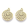 Ion Plating(IP) 304 Stainless Steel Pendants STAS-T063-211G-2