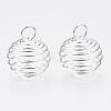 Iron Wire Pendants IFIN-R231-20mm-S-1