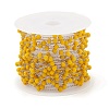 Glass Round Beaded Chains CHS-B003-04C-3