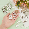 18 Sets 3 Style Tibetan Style Alloy Snap Lock Clasps FIND-PH0008-27-3