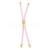 Twisted Nylon Cord Silder Bracelets DIY-B066-03G-06-1