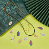 12Pcs 3 Colors 304 Stainless Steel Pendants STAS-UN0042-18-2