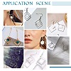 60Pcs 6 Style Brass Linking Rings KK-PH0003-88-4