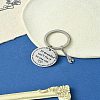 Alloy & 201 Stainless Steel Keychain KEYC-YW00102-12-1