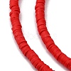 Handmade Polymer Clay Beads Strands CLAY-R089-4mm-Q045-2
