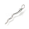 Brass Micro Pave Cubic Zirconia Pendants KK-V007-007P-01-2