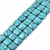 Synthetic Turquoise Beads Strands G-N326-140C-1