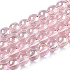 Electroplate Transparent Glass Beads Strands LS-GLAA-T032-T6mm-AB10-1