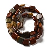 Natural Picasso Stone/Picasso Jasper Graduated Bead Strands G-P358-05-12mm-4