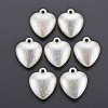 Electroplated ABS Plastic Imitation Pearl Pendants X-KY-T023-008A-01-1