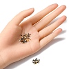 600Pcs 4 Colors Brass Crimp Beads KK-YW0001-52-5