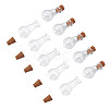 10Pcs Clear Glass Wishing Bottles AJEW-TA0002-85A-1