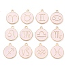 Alloy Enamel Pendants ENAM-S124-01A-09-1