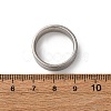 201 Stainless Steel Wide Band Finger Rings RJEW-K252-02D-P-5