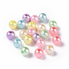 Imitation Pearl Acrylic Beads X-OACR-E013-29B-1