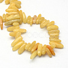 Natural Topaz Jade Stone Bead Strands X-G-R223-17-2