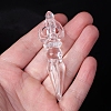 Natural Quartz Crystal Carved Vajra Figurines for Home Desktop Decoration PW-WG96012-02-1