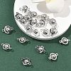 SHEGRACE Brass Round Links XGR0126P-122P-4