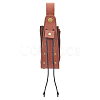 Medieval PU Leather Waist Belt Pouches with Alloy Rivets AJEW-WH0678-30A-1