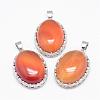 Natural Carnelian Pendants G-D851-12-1