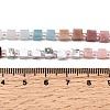 Natural Howlite & Pink Opal & Flower Amazonite & Rhodonite & Tiger Eye Beads Strands G-H333-03A-6