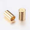 Brass Cord Ends KK-K192-09G-2