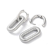 Non-Tarnish 304 Stainless Steel Hoop Earrings EJEW-M249-08P-2