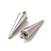 Non-Tarnish 201 Stainless Steel Pendants STAS-F290-01P-2