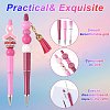 10Pcs ABS Plastic & Iron Ball-Point Pen AJEW-FS0001-41A-2