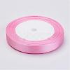 Breast Cancer Pink Awareness Ribbon Making Materials Single Face Satin Ribbon RC12mmY004-1