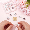 20Pcs Natural Howlite European Beads G-SP0001-01B-07-3