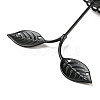 3 Sizes Bean Sprout Leaves Iron Earring Displays EDIS-E013-01A-4