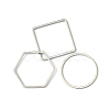 60Pcs 3 Styles Brass Linking Rings KK-YW0002-35-1