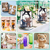 Rectangle PP Plastic Storage Tote Bags ABAG-WH0046-60B-5