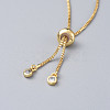 Brass Slider Bracelets BJEW-JB04767-4
