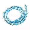 Handmade Millefiori Glass Bead Strands X-LAMP-J035-6mm-09-6