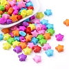 Opaque Acrylic Beads X-SACR-Q099-M26-1