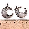 Natural Quartz Crystal Pendants G-L602-01R-18-3