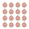 Golden Plated Alloy Enamel Charms LS-ENAM-S118-07J-2