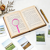 48Pcs 8 Colors Plastic Handheld Magnifier for Children DIY-WA0001-02-4
