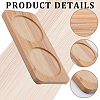 2 Round Slots Bamboo Serving Tray ODIS-WH0329-38B-6